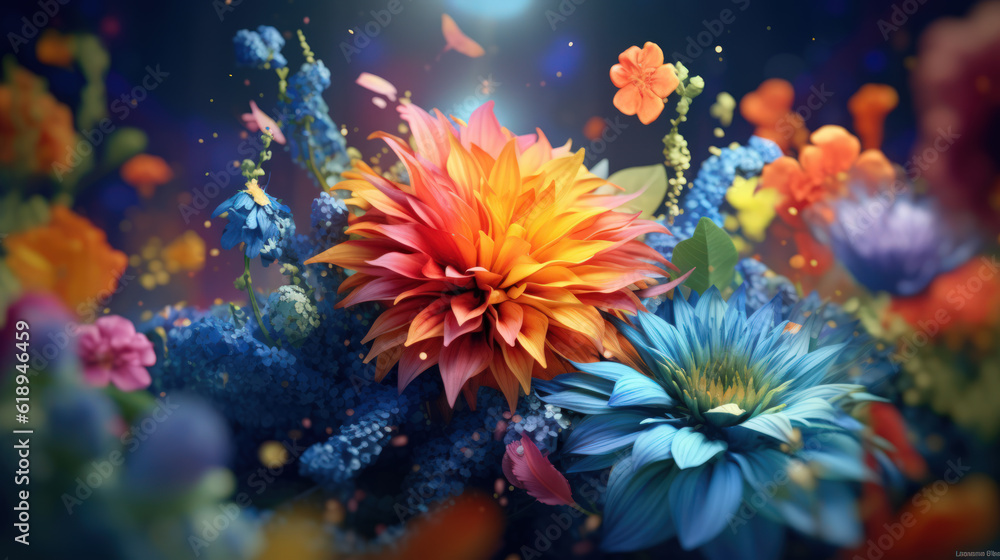 Bright and Beautiful Floral Arrangement of Mums and Daisies AI Generated
Bright and Beautiful Floral Arrangement of Mums and Daisies AI Generated