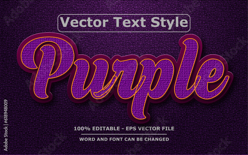 3D Text Effect Editable Vector 