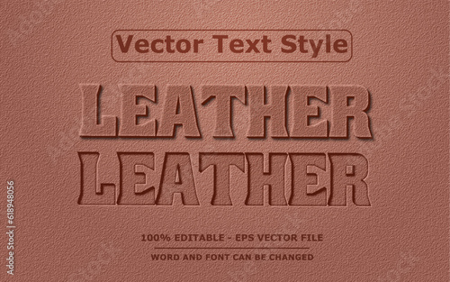 3D Text Effect Editable Vector 