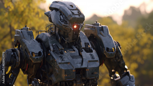 a robot is a soldier with c...