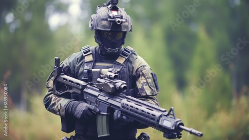 a soldier in uniform and re...