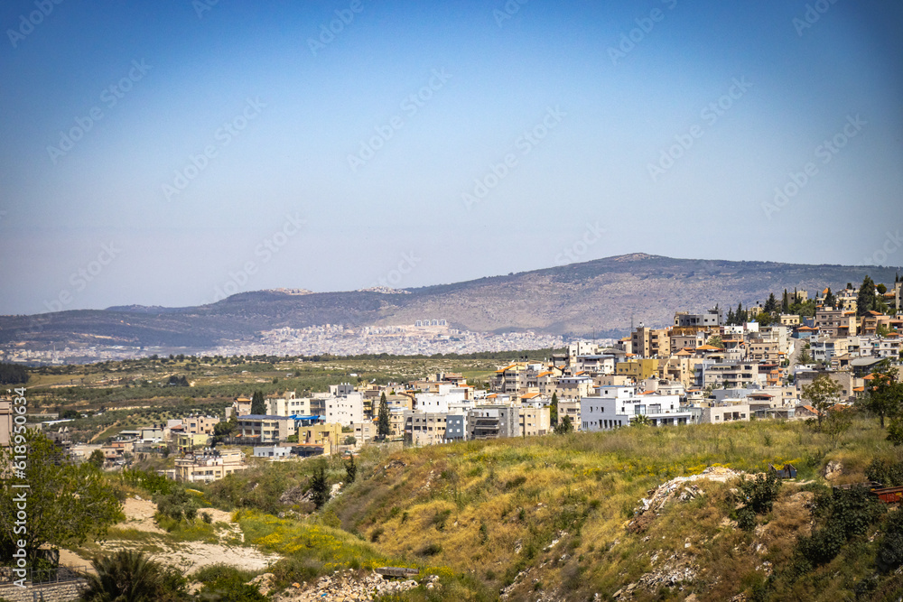 city of nazareth, israel, holy land, middle east
