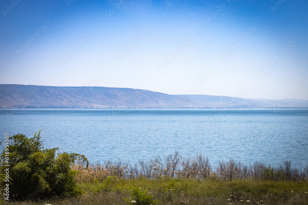 Sea of Galilee, golan heights, israel, holy land, middle east