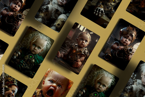 Cyborg Baby Trading Cards photo