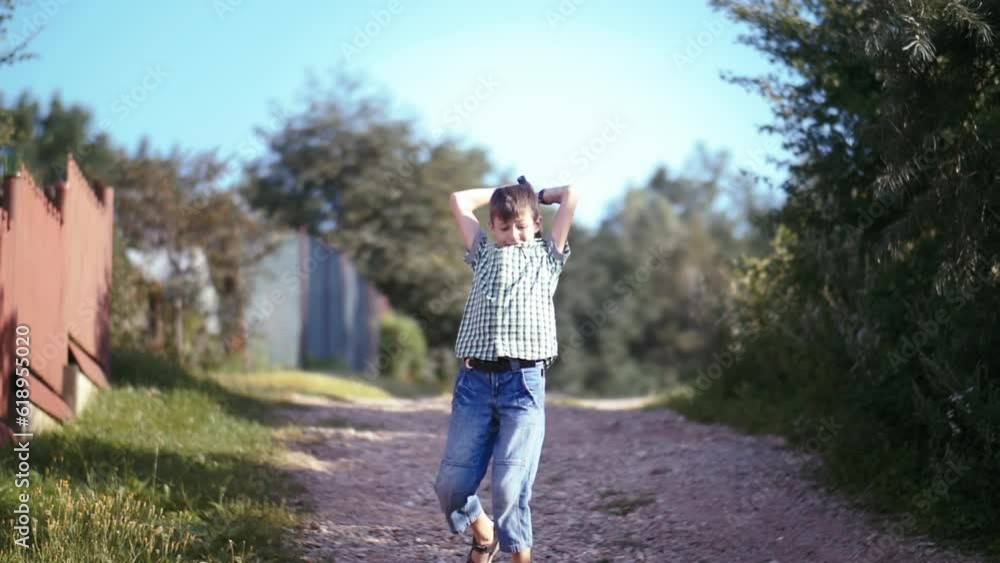 A Journey of Hatred and Anguish as a Malevolent Boy Walks the Countryside Road A Journey of Hatred and Anguish as a Malevolent Boy Walks the Countryside Road