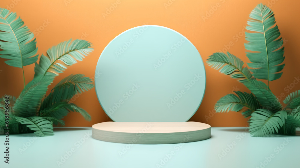 Abstract minimal scene with geometric Podium display background for product presentation p9 Abstract minimal scene with geometric Podium display background for product presentation p9