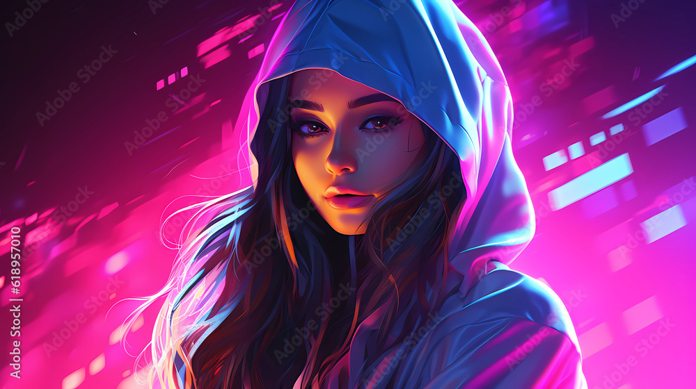 hand drawn beautiful illustration of a girl with a headscarf
hand drawn beautiful illustration of a girl with a headscarf