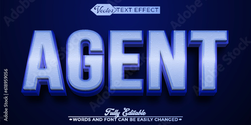 Secret Service Agent Editable Text Effect Template