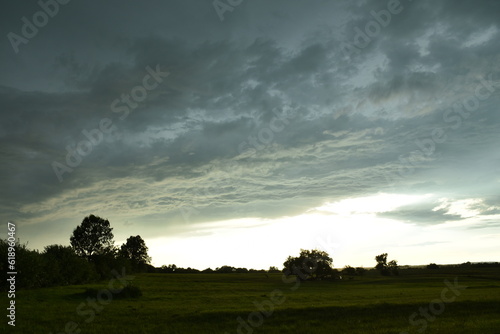 Clouds Over a Field