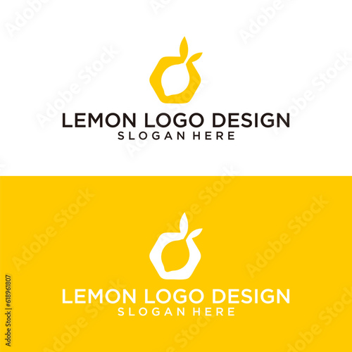 lemon logo design