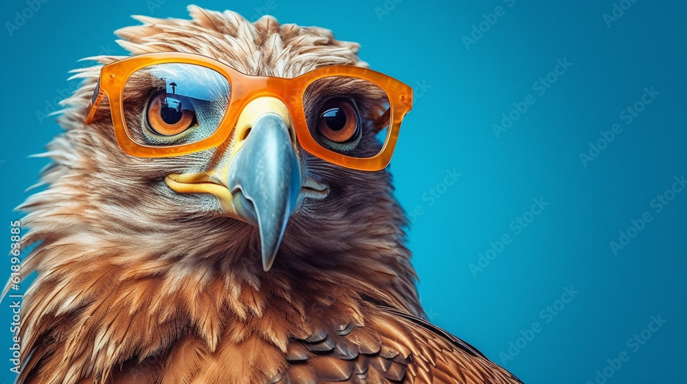 Generative AI, Cool Eagle: A Majestic Avian with Style Generative AI, Cool Eagle: A Majestic Avian with Style
