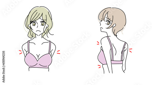 はみ肉を気にする女性