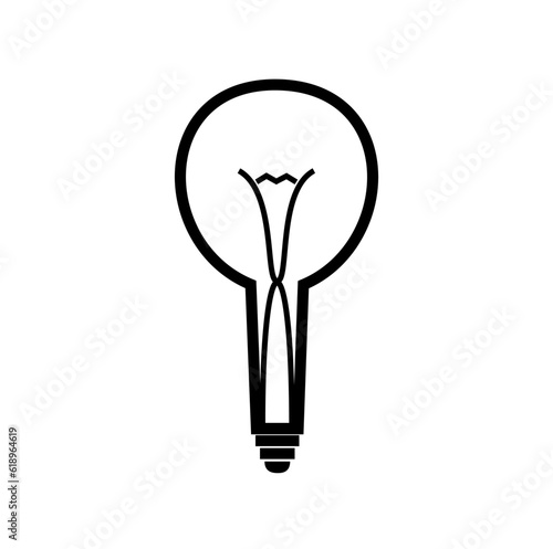 lightbulb icon vector. light, ideas, creativity symbol vector illustration