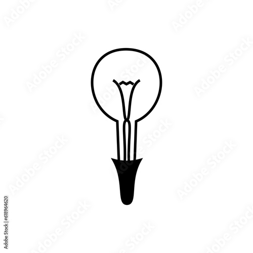 lightbulb icon vector. light, ideas, creativity symbol vector illustration