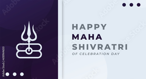 Happy Maha Shivratri Hindu Day Celebration Vector Design Illustration for Background, Poster, Banner, Advertising, Greeting Card