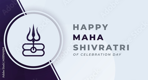 Happy Maha Shivratri Hindu Day Celebration Vector Design Illustration for Background, Poster, Banner, Advertising, Greeting Card