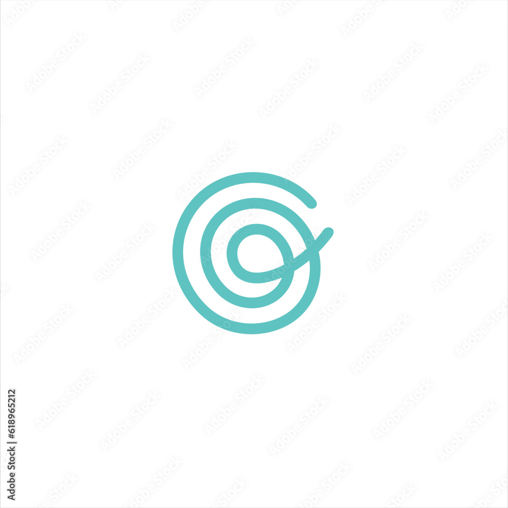 Abstract modern O letter. The logo looks creative and minimalist. Suitable for any business orientation