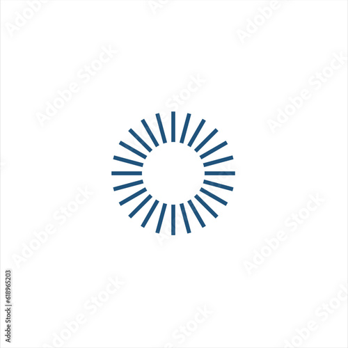 Abstract modern O letter. The logo looks creative and minimalist. Suitable for any business orientation