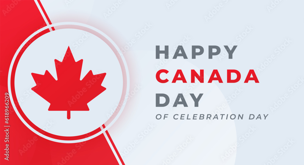 Happy Canada Day Celebration Vector Design Illustration for Background, Poster, Banner, Advertising, Greeting Card Happy Canada Day Celebration Vector Design Illustration for Background, Poster, Banner, Advertising, Greeting Card