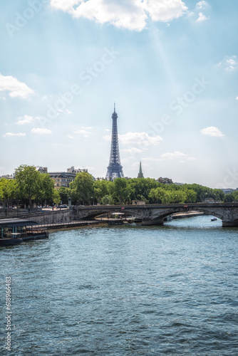 Invalides Bridge and Eiffel Tower