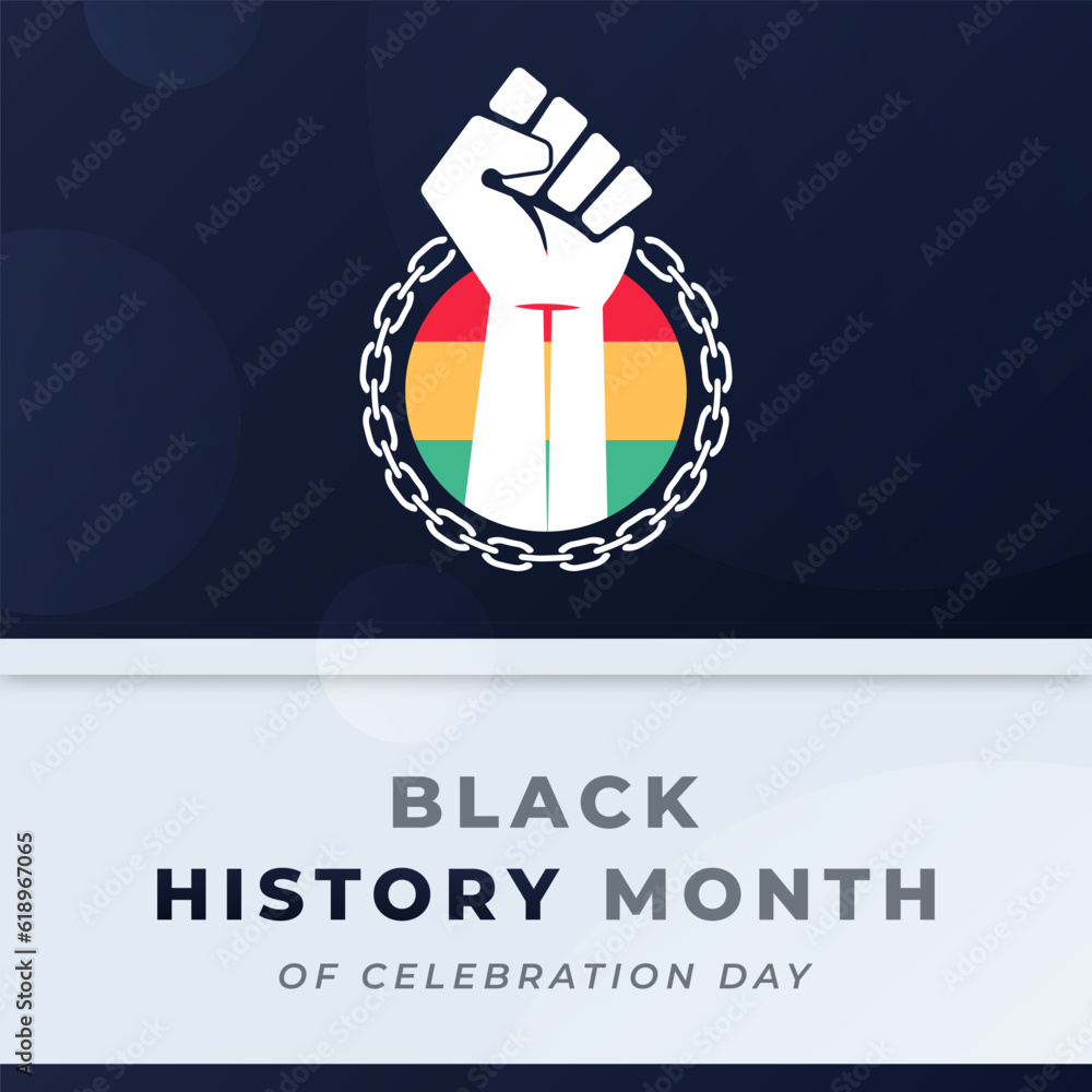 Black History Month Celebration Vector Design Illustration for Background, Poster, Banner, Advertising, Greeting Card Black History Month Celebration Vector Design Illustration for Background, Poster, Banner, Advertising, Greeting Card