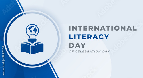 International Literacy Day Celebration Vector Design Illustration for Background, Poster, Banner, Advertising, Greeting Card