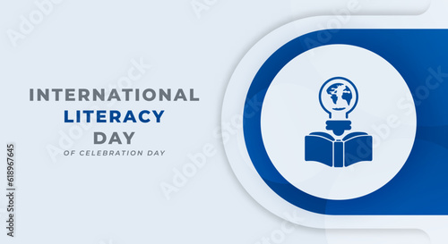 International Literacy Day Celebration Vector Design Illustration for Background, Poster, Banner, Advertising, Greeting Card