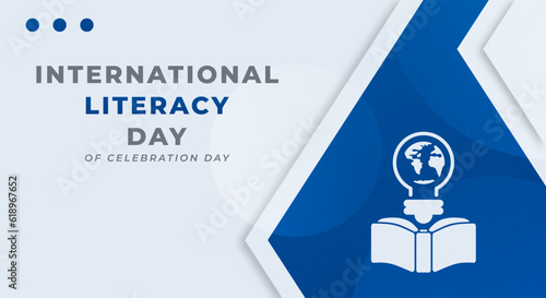 International Literacy Day Celebration Vector Design Illustration for Background, Poster, Banner, Advertising, Greeting Card