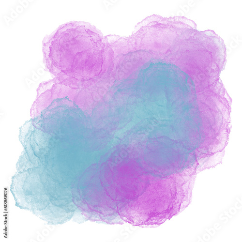 Cotton candy cloud colorful gradient © Teman Imajeri Studio