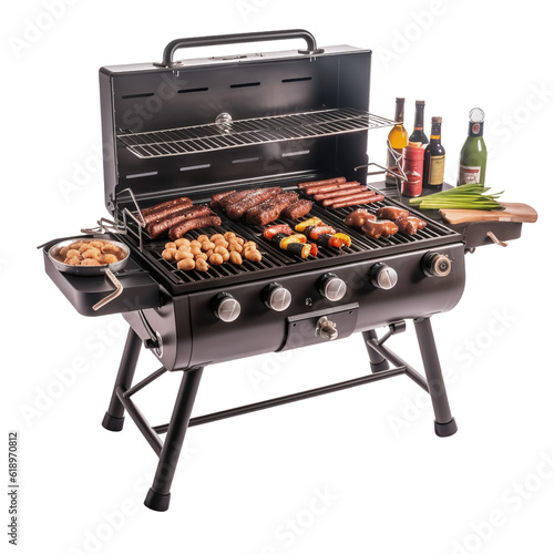 grilled meat on the grill
