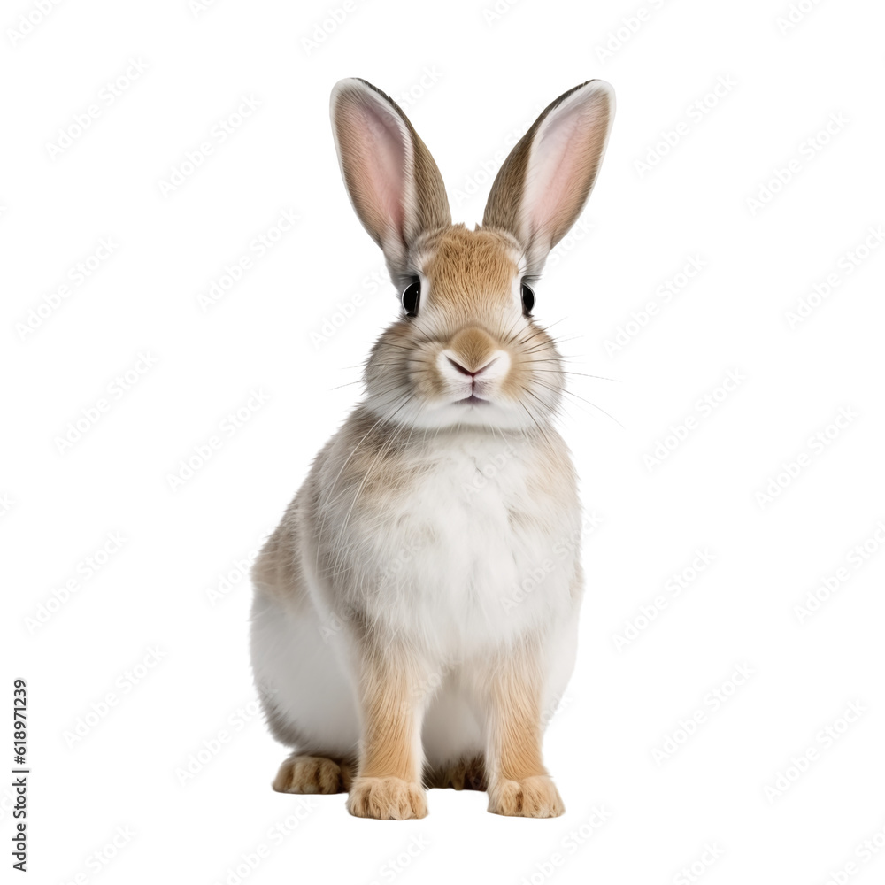 Obraz premium rabbit isolated on white background