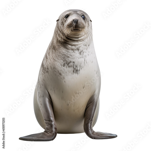 Seal sea lion isolated on white