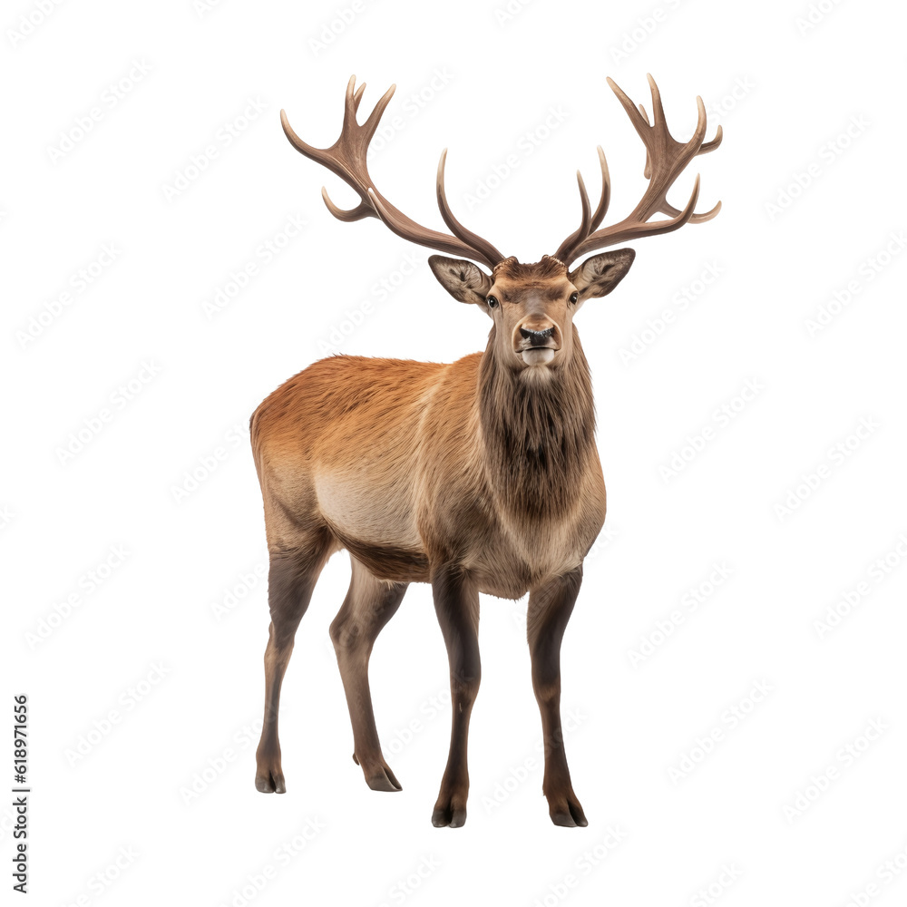 deer head isolated deer head isolated