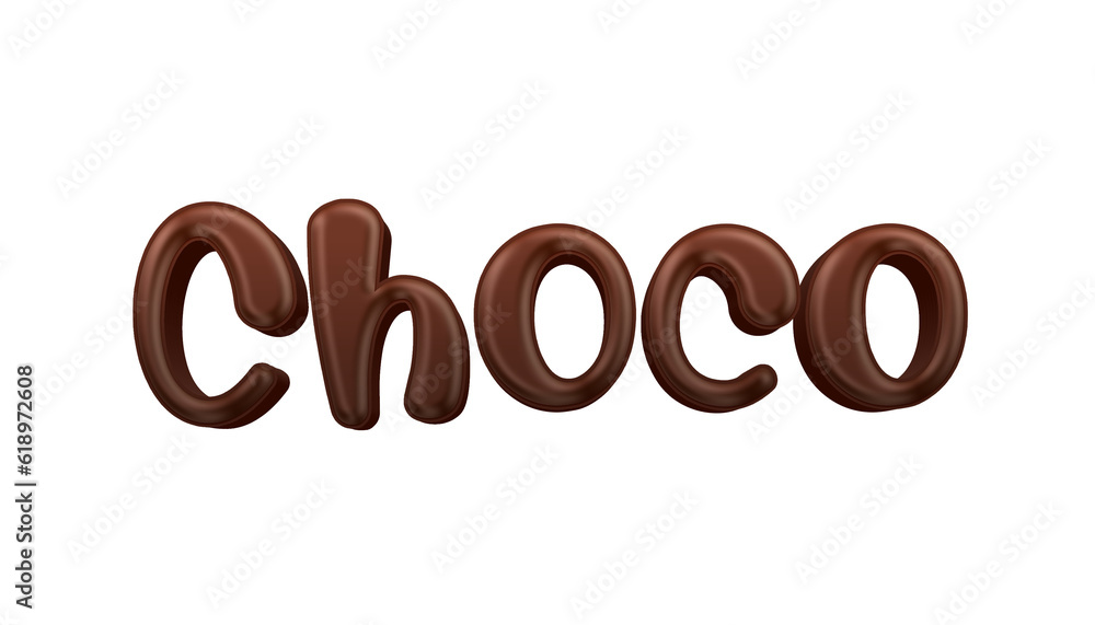 Chocolate candy choco word isolated on transparent background. This is a part of a set includes font or letters, numbers, punctuation marks, symbols, shapes and frames. Chocolate candy choco word isolated on transparent background. This is a part of a set includes font or letters, numbers, punctuation marks, symbols, shapes and frames.