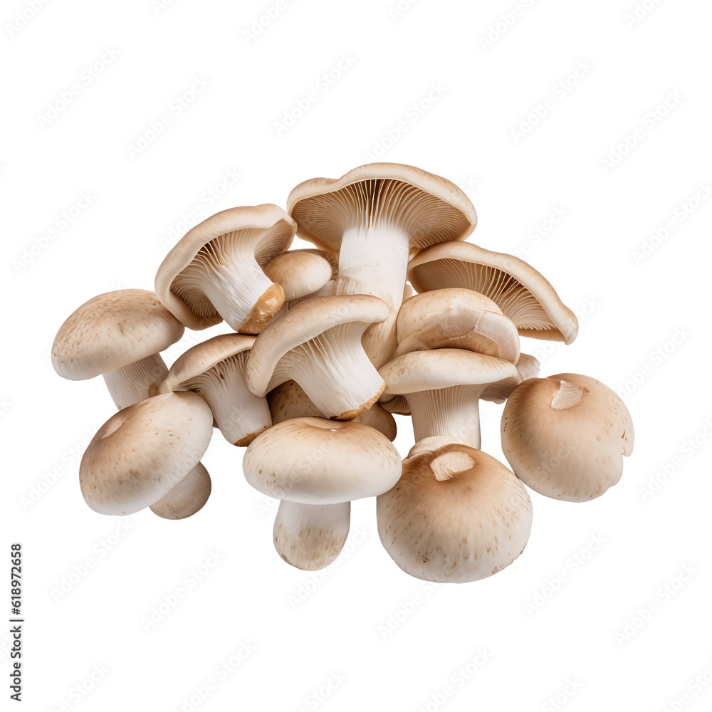 mushrooms isolated on white background mushrooms isolated on white background