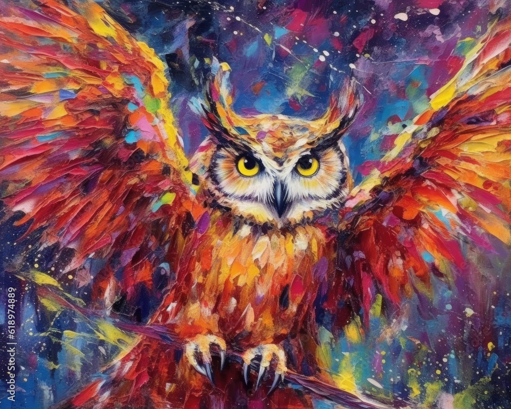 owl form and spirit through an abstract lens. dynamic and expressive owl print by using bold brushstrokes, splatters, and drips of paint. owl raw power and untamed energy owl form and spirit through an abstract lens. dynamic and expressive owl print by using bold brushstrokes, splatters, and drips of paint. owl raw power and untamed energy