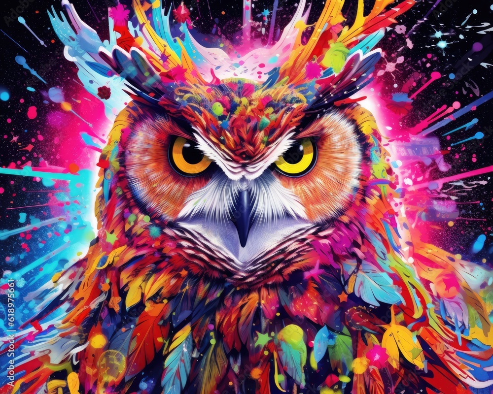 owl form and spirit through an abstract lens. dynamic and expressive owl print by using bold brushstrokes, splatters, and drips of paint. owl raw power and untamed energy owl form and spirit through an abstract lens. dynamic and expressive owl print by using bold brushstrokes, splatters, and drips of paint. owl raw power and untamed energy