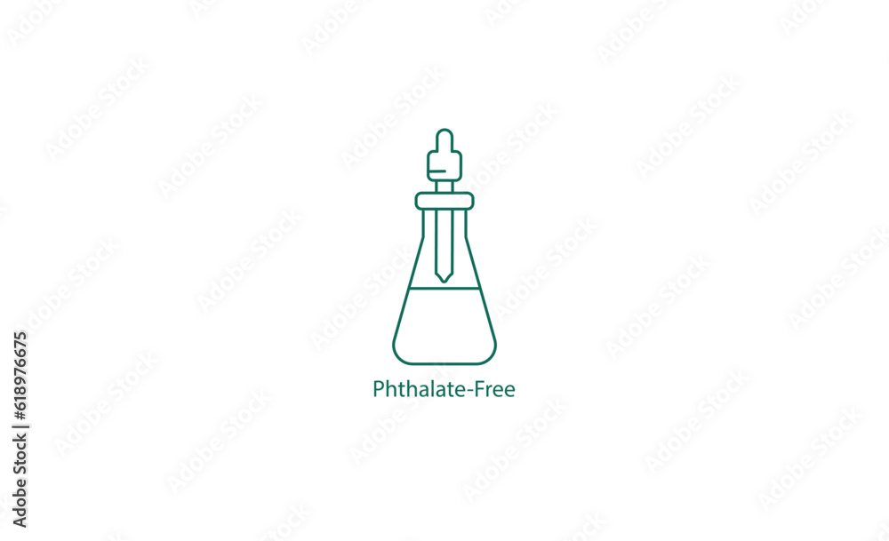 phthalate free icon vector illustration phthalate free icon vector illustration