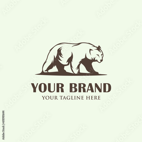 Bear logo designs vector