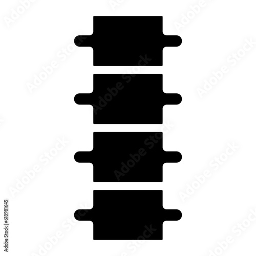 physiotherapy glyph icon