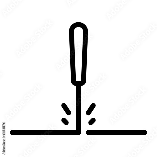 acupuncture line icon