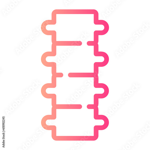 physiotherapy gradient icon