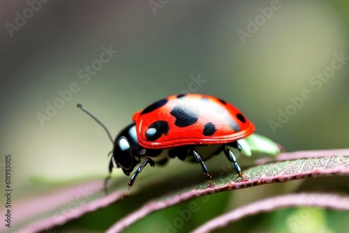 ladybug on a leaf © Hagi