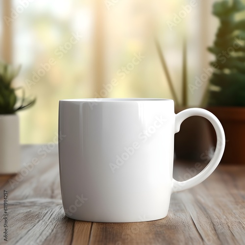 Stylish mug against an enchanting backdrop