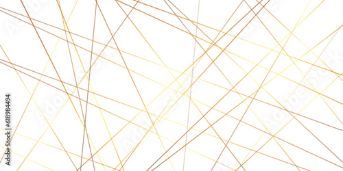 Abstract gold lines with geometric design .Modern design with technology with polygonal shapes .Seamless White square grid pattern paper texture design .