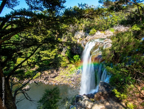 Rainbow Waterfall, New Zealand © Nadiia