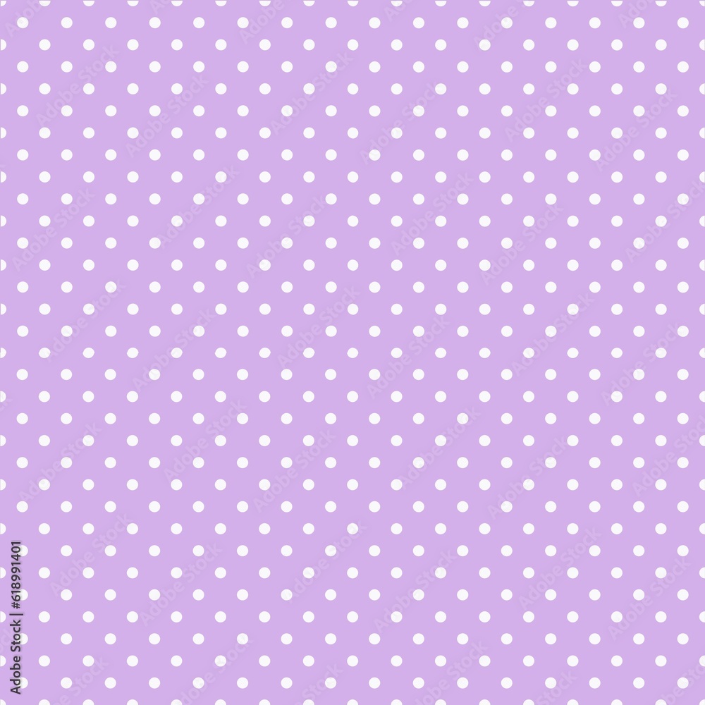 Polka dot seamless pattern, white and purple , can be used in the design of fashion clothes. Bedding, curtains, tablecloths Polka dot seamless pattern, white and purple , can be used in the design of fashion clothes. Bedding, curtains, tablecloths