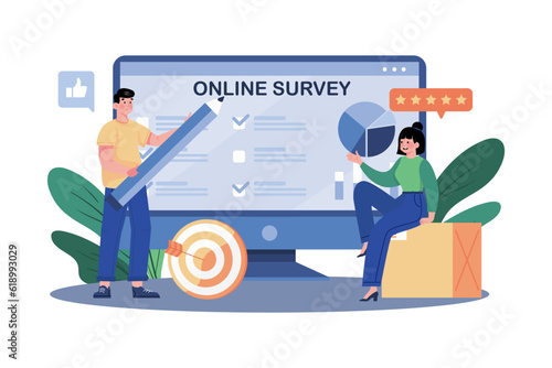 Participants share opinions in online survey questionnaires.