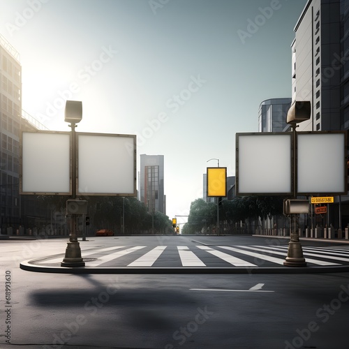 Well-positioned crosswalk signage on urban roads