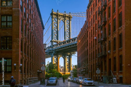 Manhattan bridge, cityscape of New York City in the United States of America © f11photo